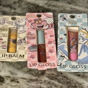 Disney Alice in Wonderland Lip Gloss and Balm Trio